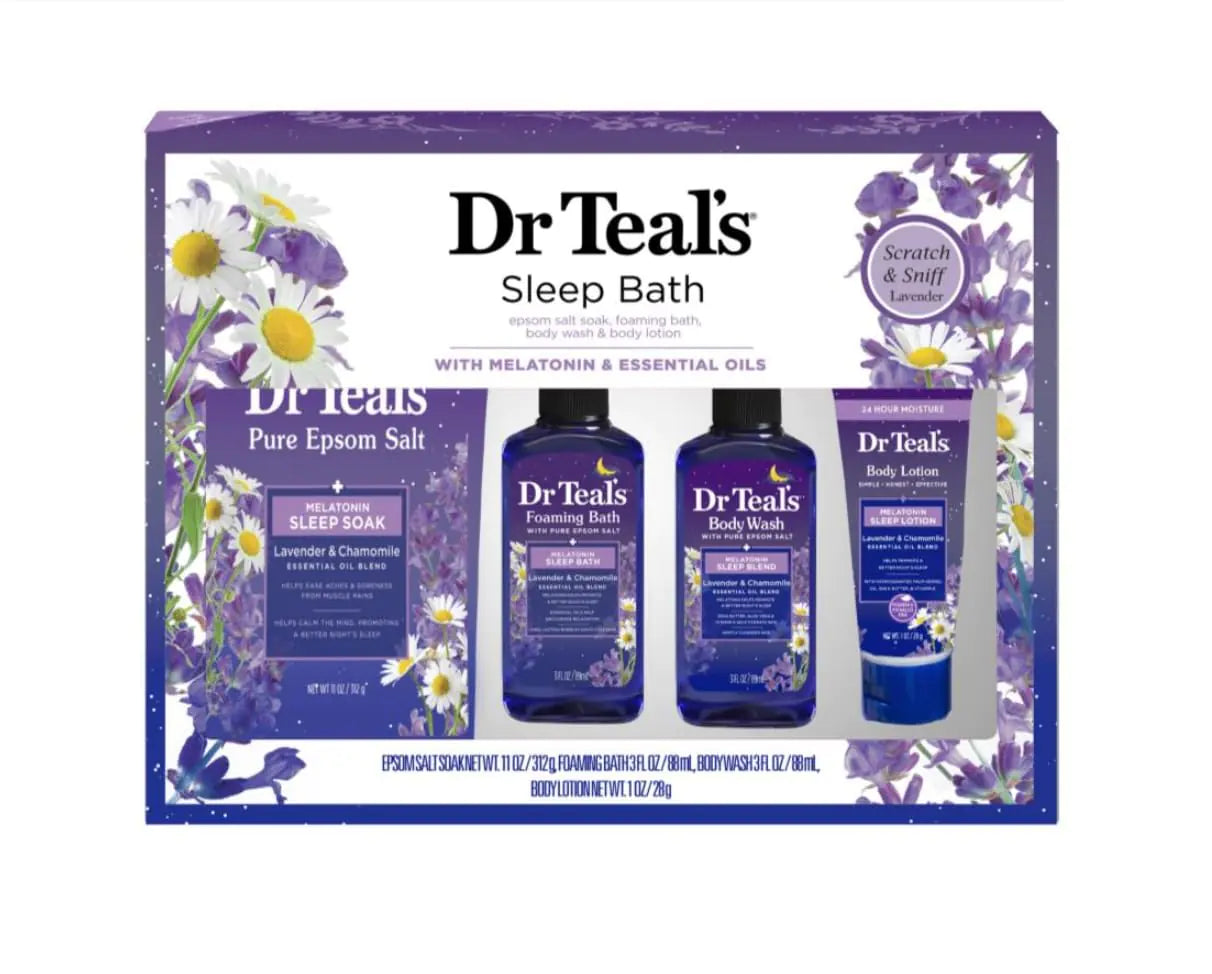 Dr Teals Gift Set (Lavender & Chamomile Set of 4)
