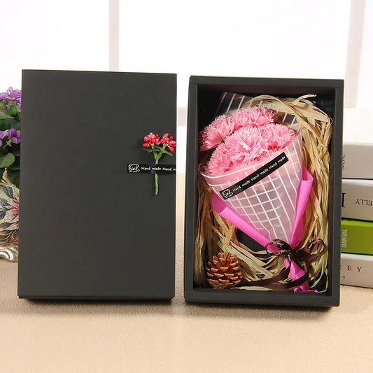 Soap Flower Gift Set - Carnations